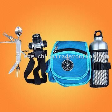 Outdoor Survival Kit Gift Set with Compass Torch and Multifunctional Knife from China